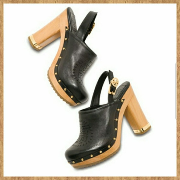 Tory Burch Shoes - Tory Burch "Brayden" Leather Clogs